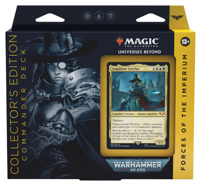 universes beyond: warhammer 40.000 commander deck collector's edition forces of the imperium (eng)